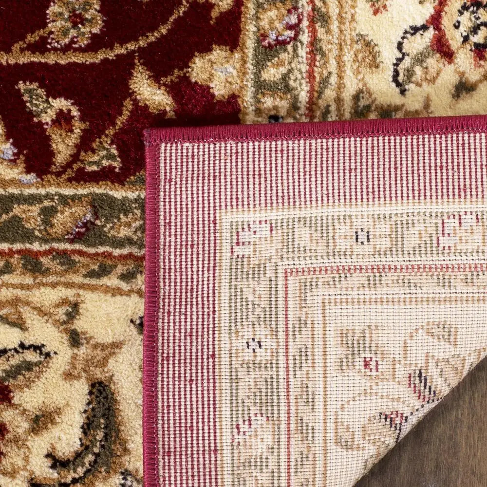 Oriental Area Rug Traditional Jacquard Plush Non-Shedding