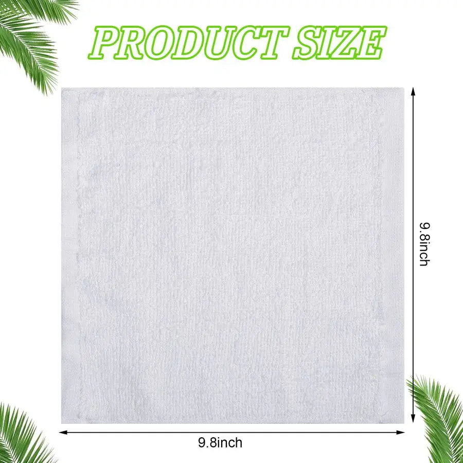 100 Pack Cleaning Cloths Bulk Nonwoven Rags Absorbent Dishcloths