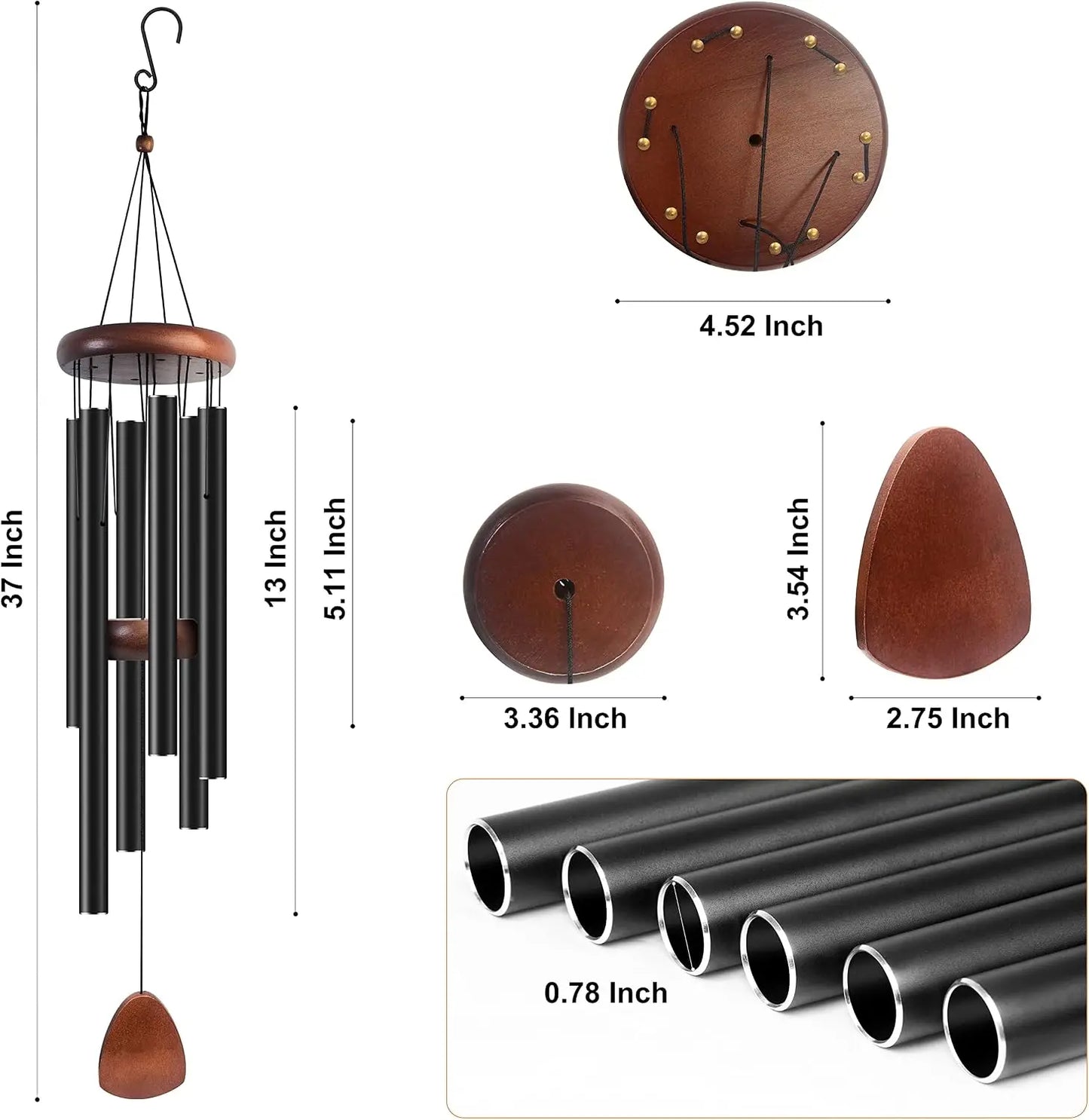 Outdoor Wind Chimes For Garden And Patio Decor Wind Catcher