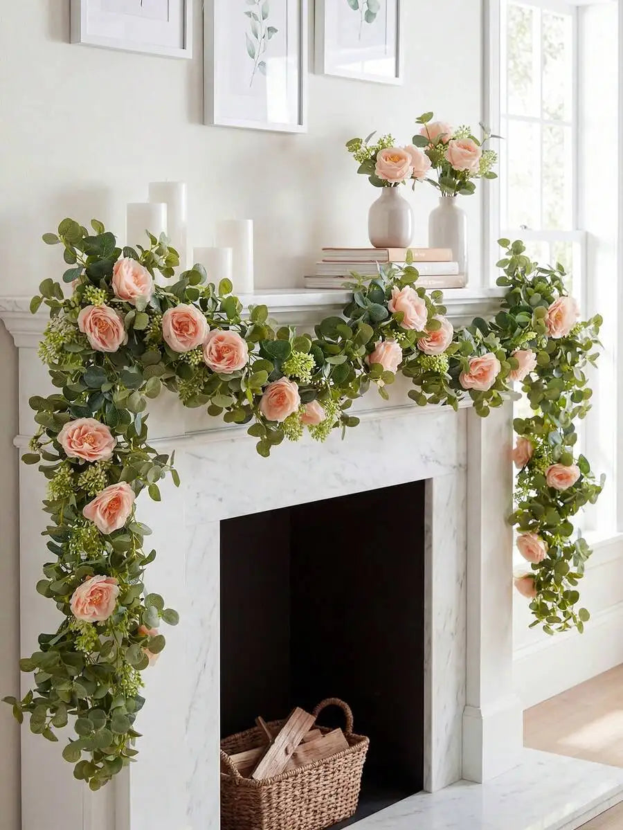 Artificial Flower Vine Garland for Party Decor Valentine Day