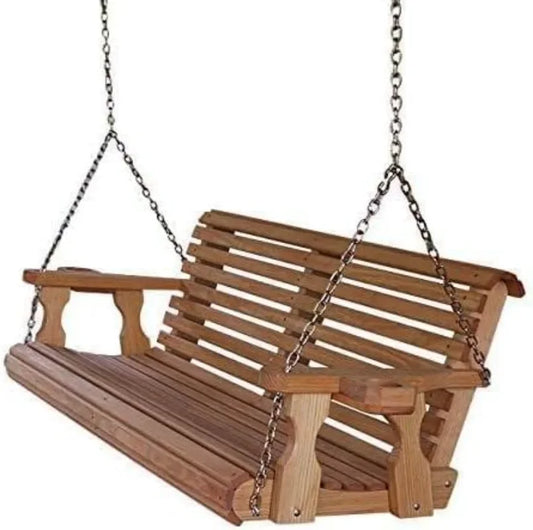 Casual Heavy Duty Porch Swing 700 Lb Capacity Cup Holders
