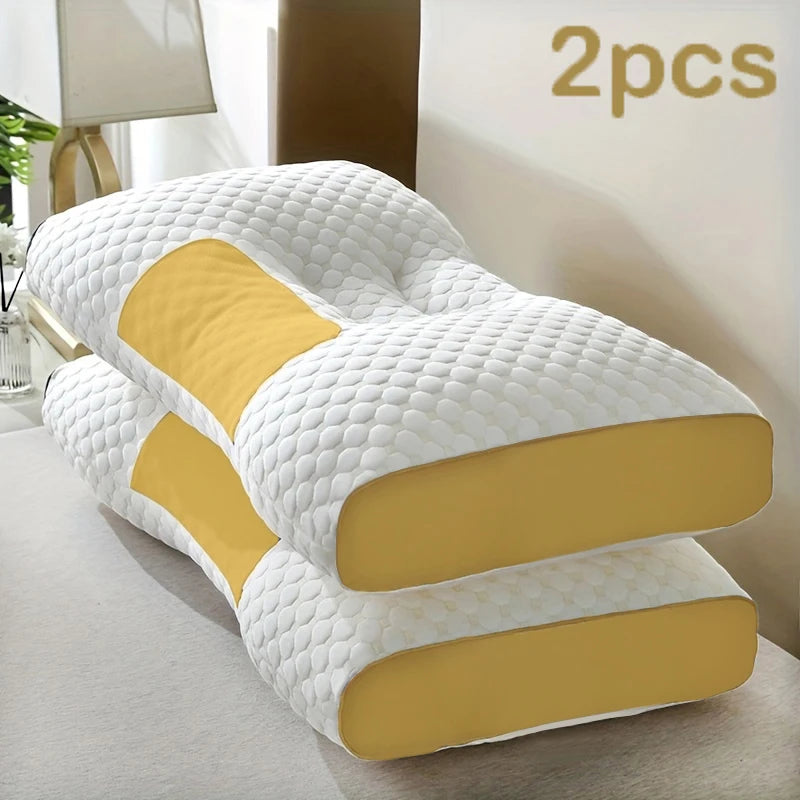 UfistCN Massage Neck Pillow Ergonomic Orthopedic Contour Support