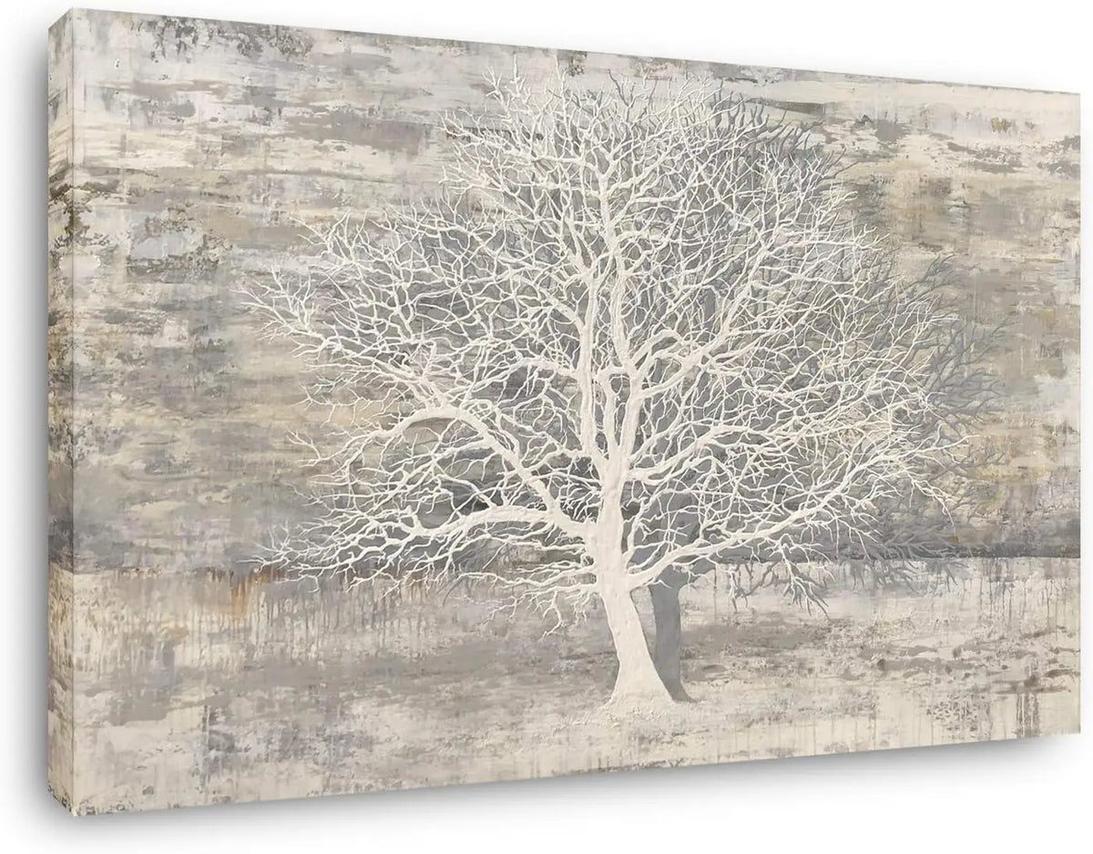 Abstract Tree Of Life Canvas Wall Art For Modern Decor