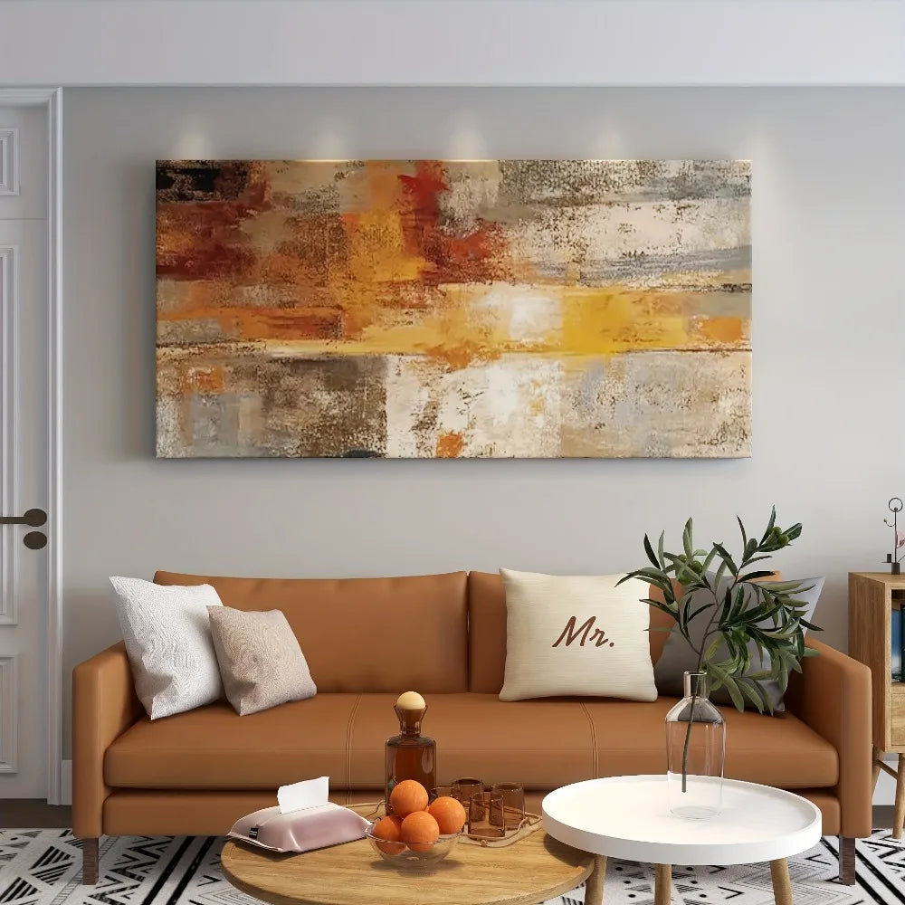 Modern Horizontal Abstract Art Deco Canvas Poster Decor