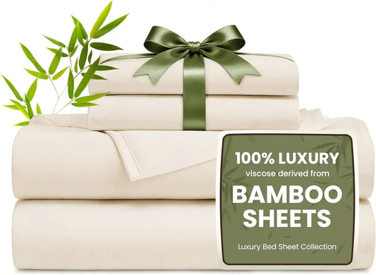 Bamboo Rayon Sheet Set 4 Piece Cooling Deep Pocket