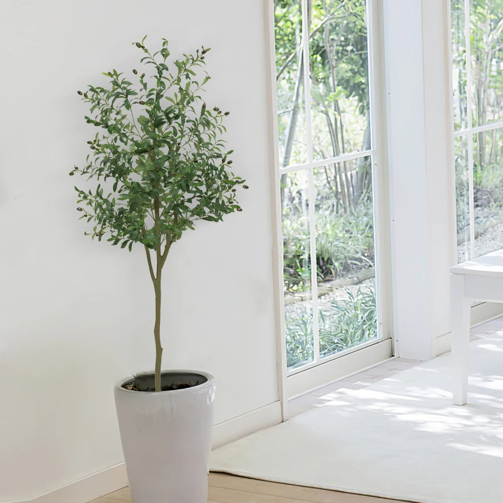 HiMISSCN Realistic Olive Tree For Home Office Decor