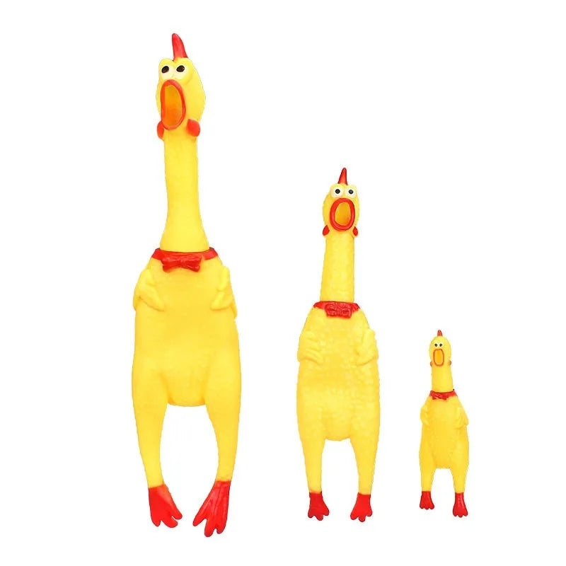 DKSTINYE Squeaky Chicken Pet Toy For Dogs Durable Chew Toy