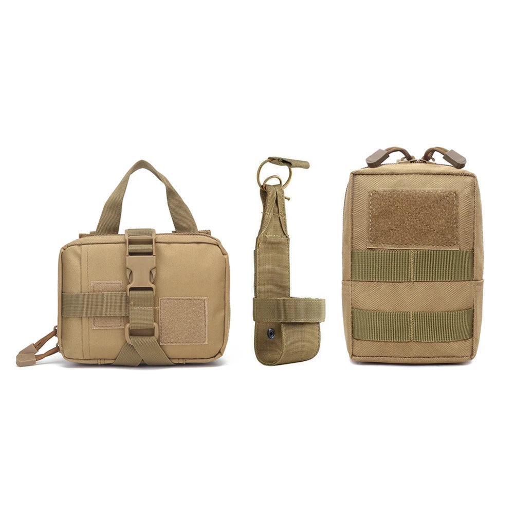 PETRAVELCN Dog Tactical MOLLE Pouches Set For Harness Training