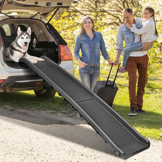 Folding Dog Ramp For Cars And SUVs Non Slip Durable