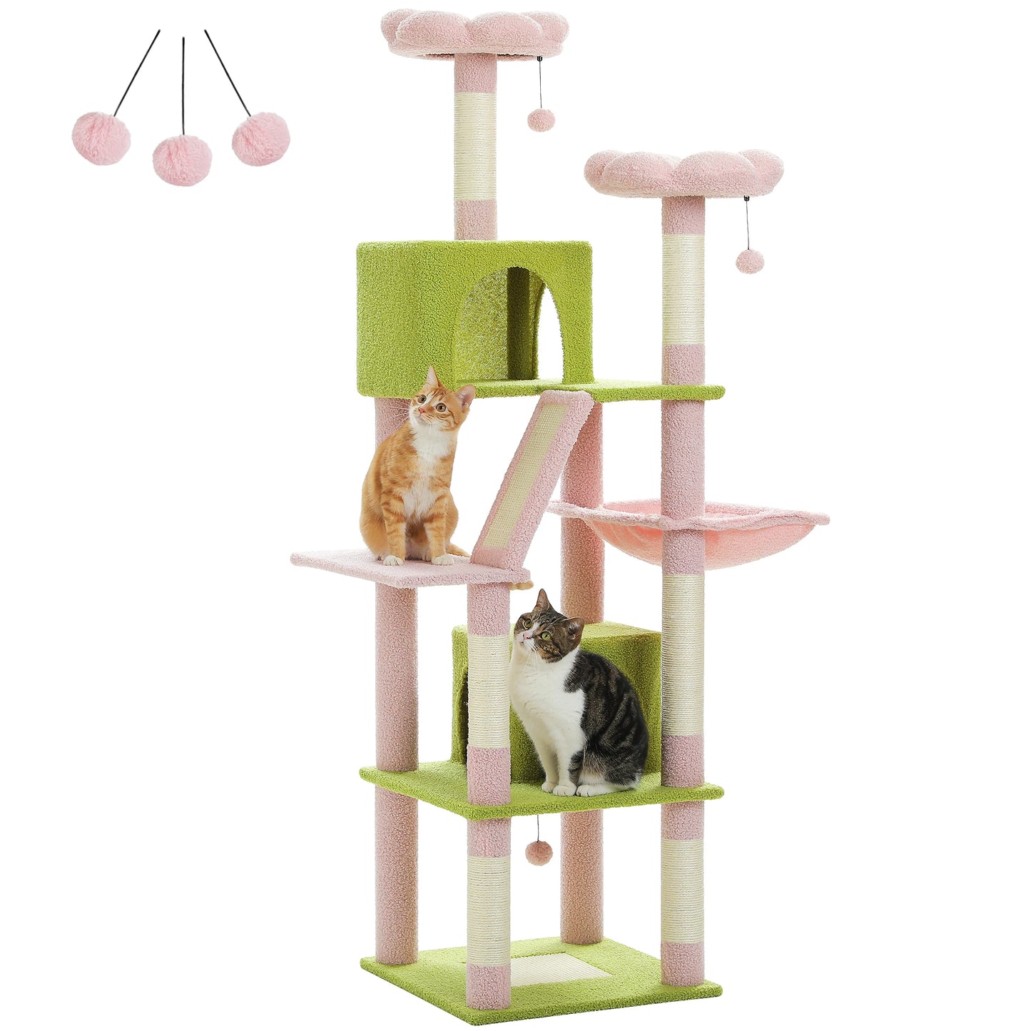 PAWZ Road Tall Cat Tree Large Multi Level Cat Condo