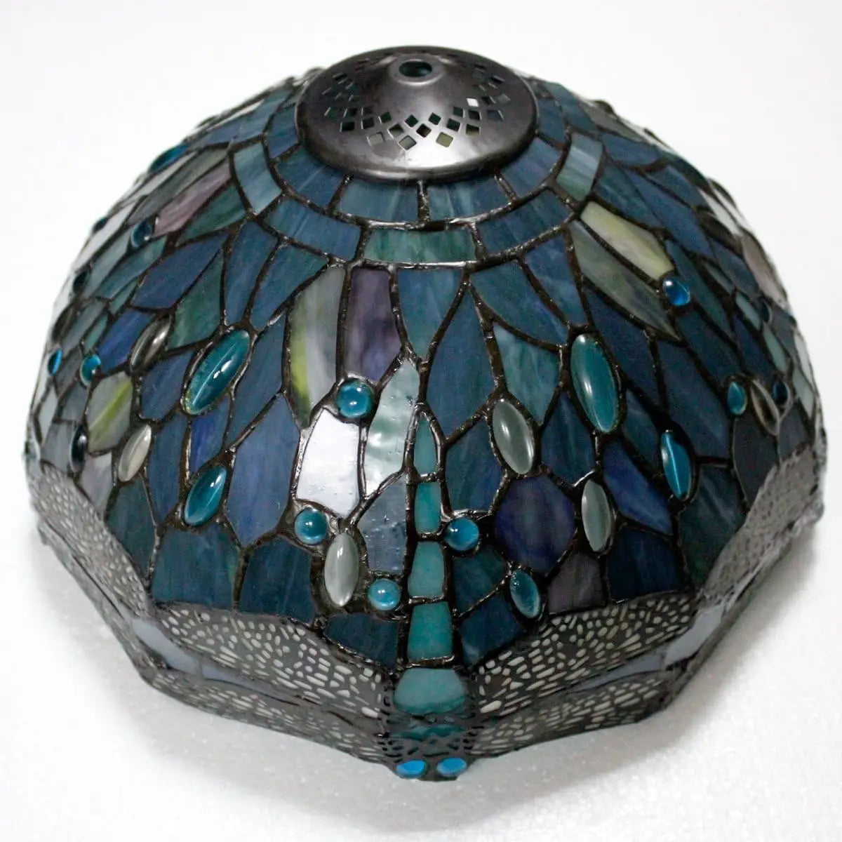 Tiffany Style Dragonfly Stained Glass Table Lamp