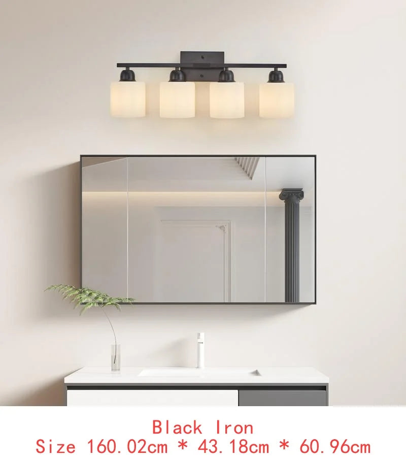Bathroom Vanity Light 6-Light Nickel Wall Sconce