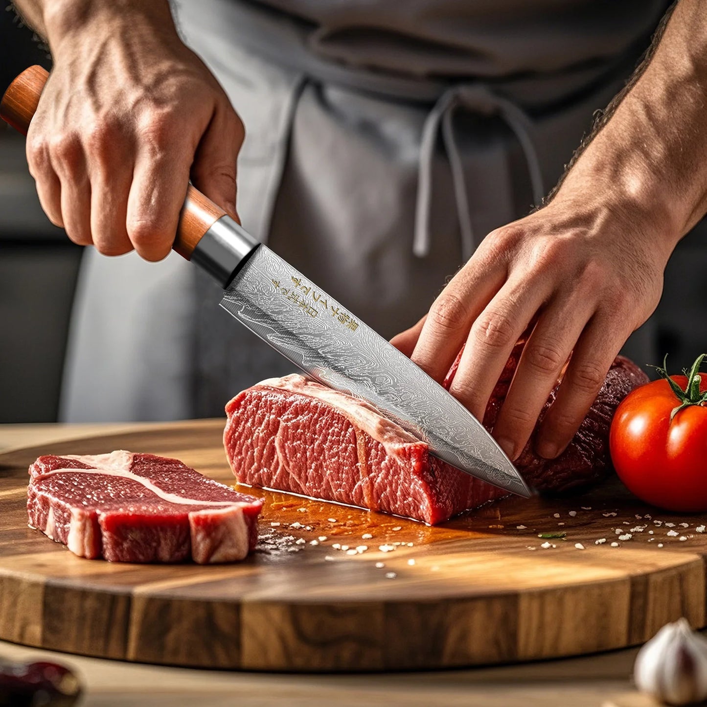 Ultra Sharp 4-Piece Japanese Chef Knife Set For Professional Kitchens