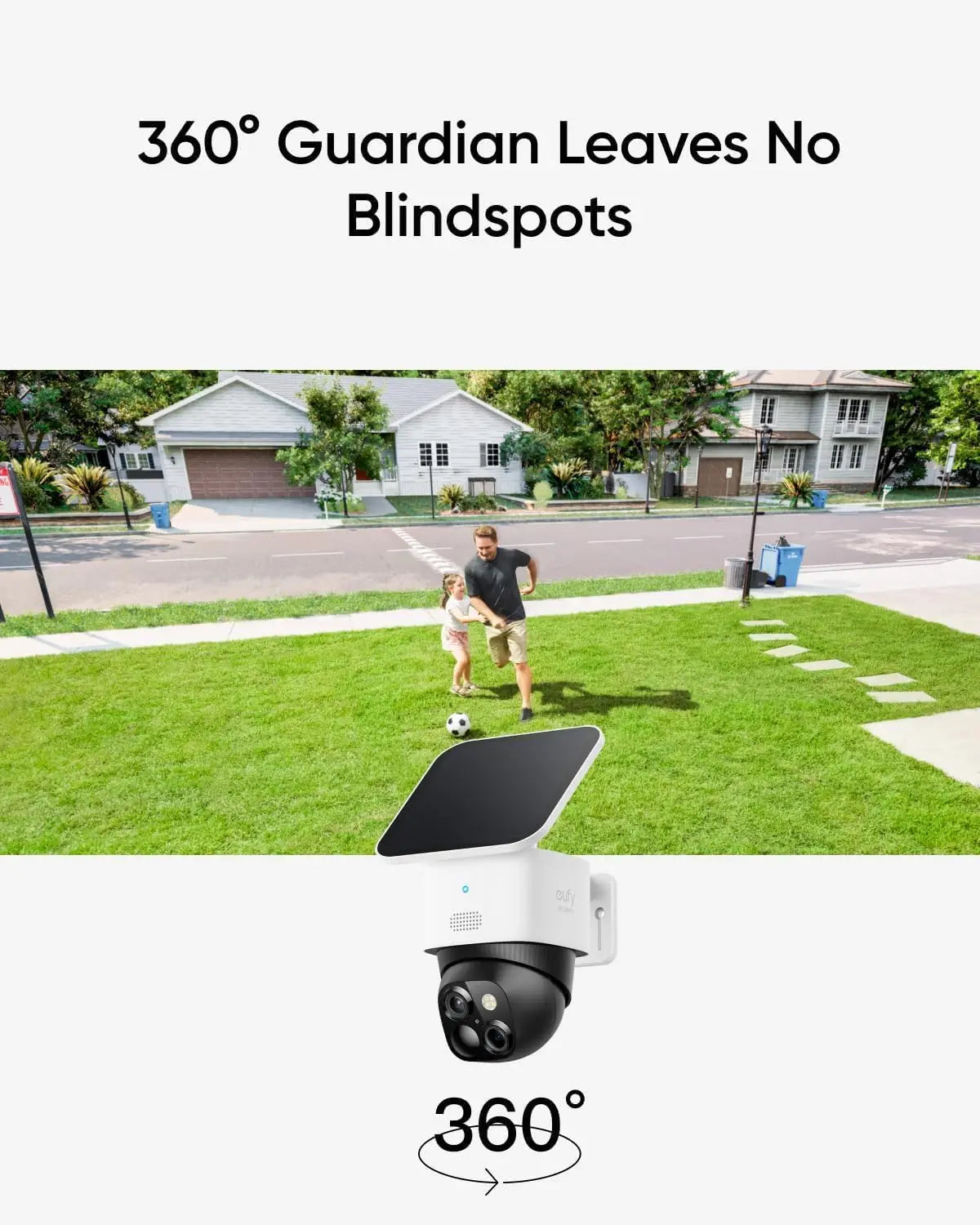 Eufy SoloCam S3 Solar Wireless Outdoor Camera 360 Pan Tilt
