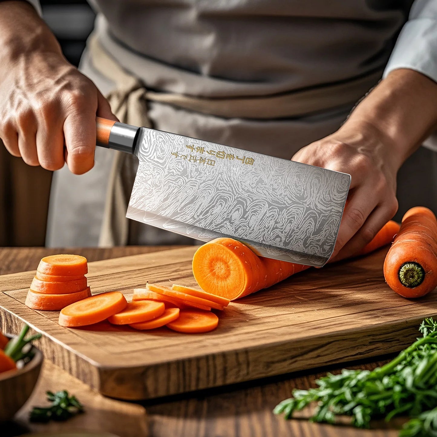 Ultra Sharp 4-Piece Japanese Chef Knife Set For Professional Kitchens