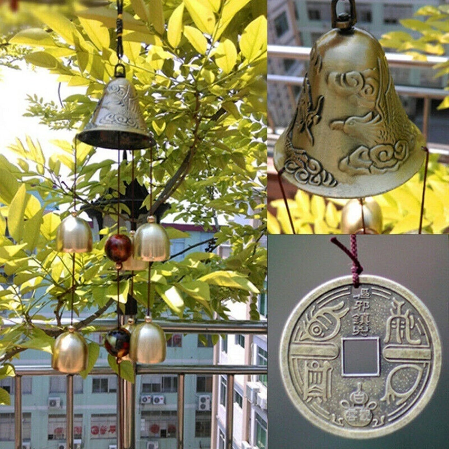 Xiangyanghua Wind Chimes Outdoor Metal Hanging Decor For Garden