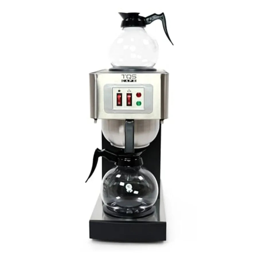 SHXI Commercial Double Coffee Maker Stainless Steel For Office