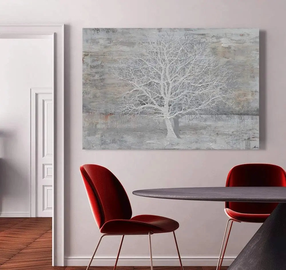Abstract Tree Of Life Canvas Wall Art For Modern Decor