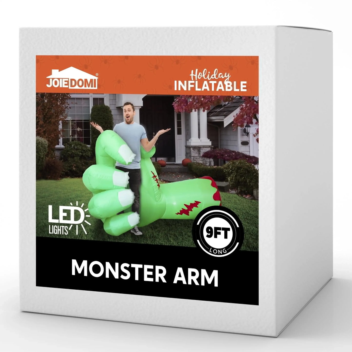 Joyfy Zombie Arm Halloween Inflatable With Built In LEDs