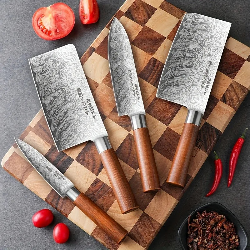 Feature Japanese Kitchen Knife Set Multi-Function Chef's Knife