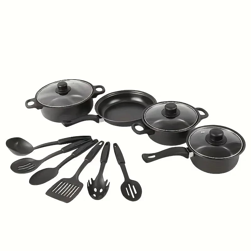 Aehome 13 Piece Nonstick Cookware Set With Accessories