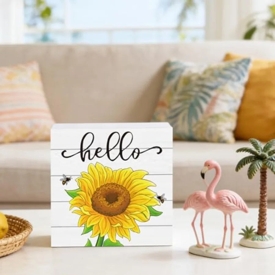 Sunflower Table Decor For Home And Office Rustic Indoor Accent