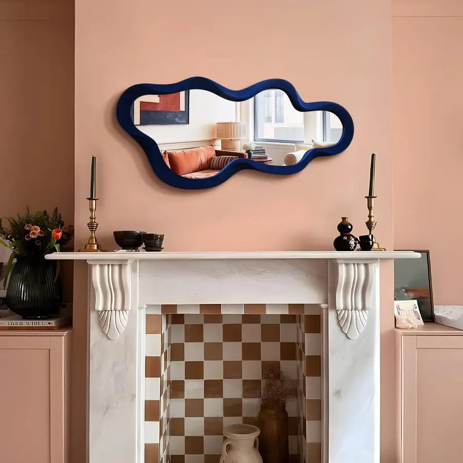 Cloud Shaped Wall Mirror For Teen Girls Bedroom Decor