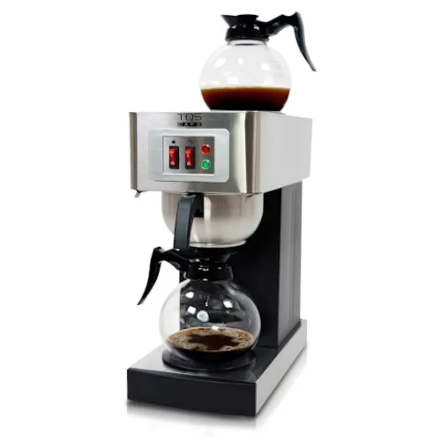 SHXI Commercial Double Coffee Maker Stainless Steel For Office