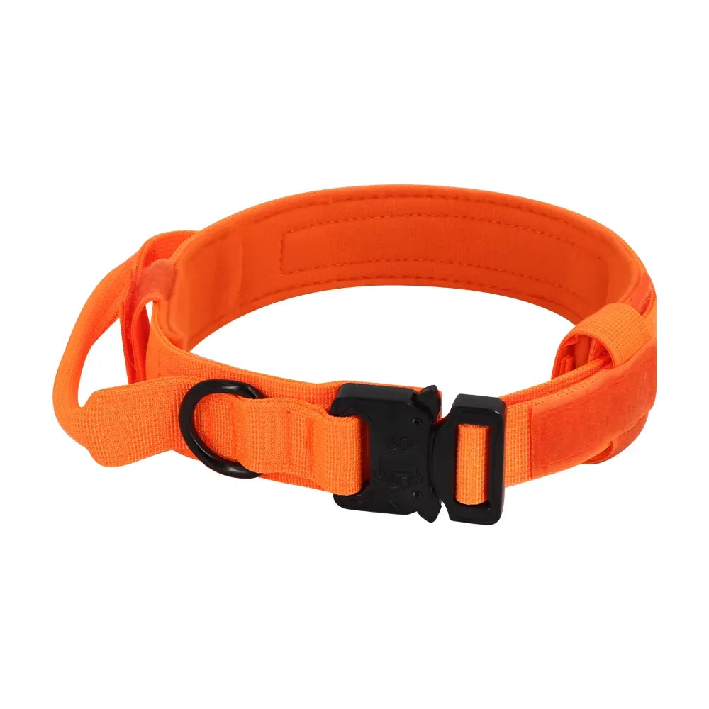Dog Training Collar And Leash Set, Adjustable Tactical Collar