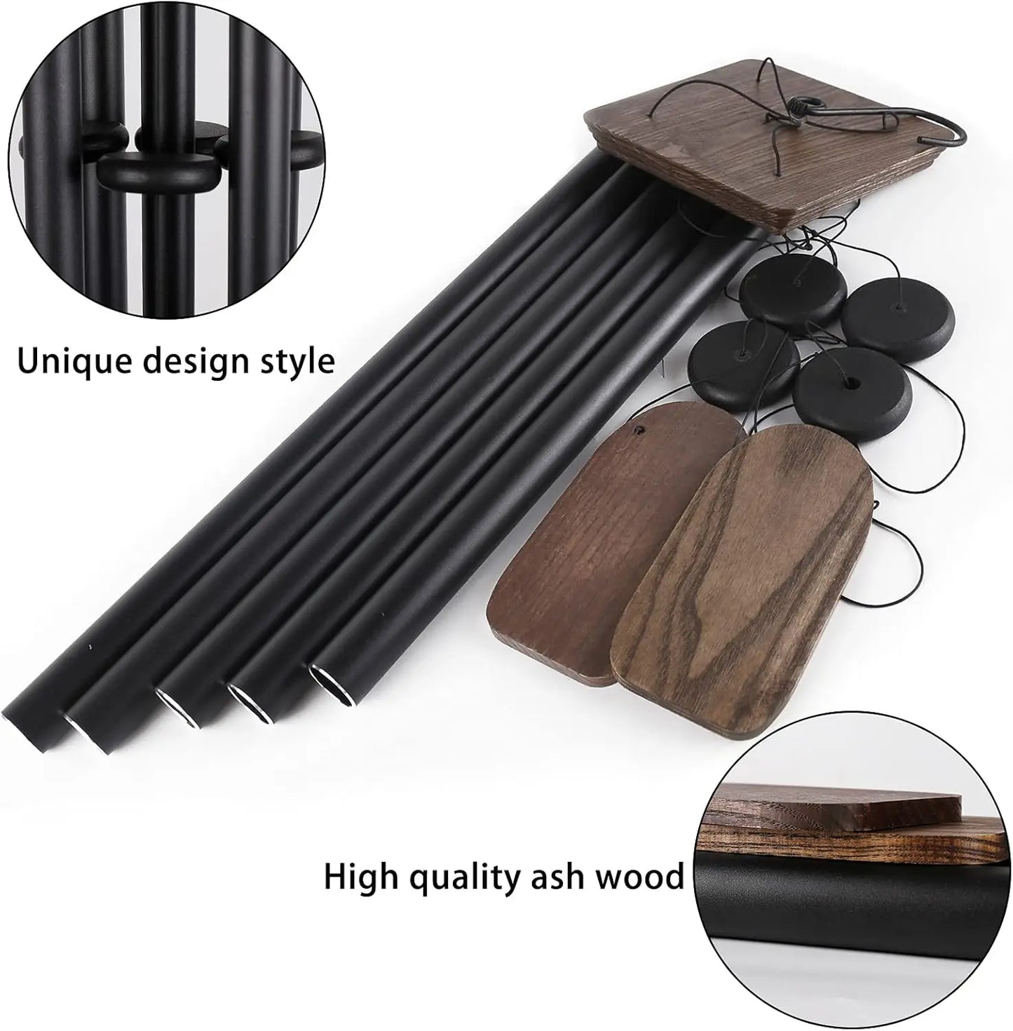 Deep Tone Wind Chimes for Outdoor Garden and Patio