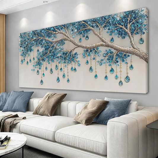 Premium Botanical Canvas Wall Art For Living Room Decor