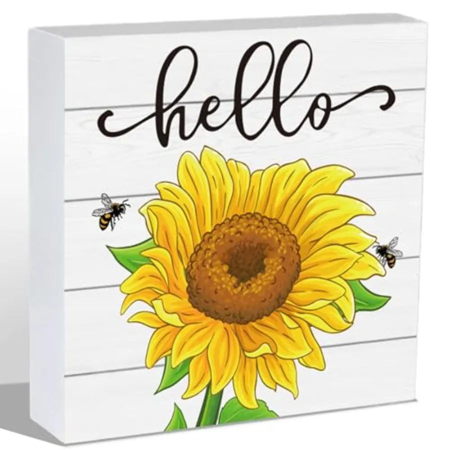 Sunflower Table Decor For Home And Office Rustic Indoor Accent