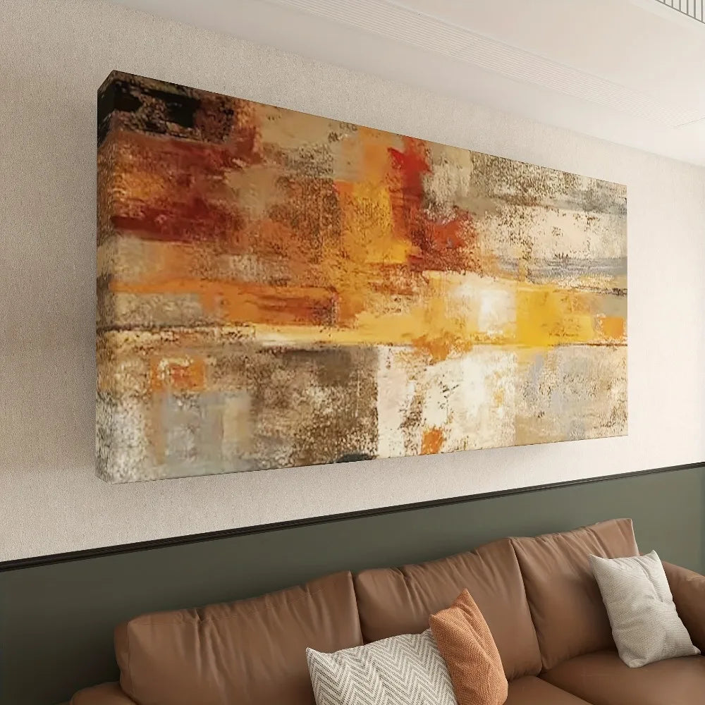 Modern Horizontal Abstract Art Deco Canvas Poster Decor
