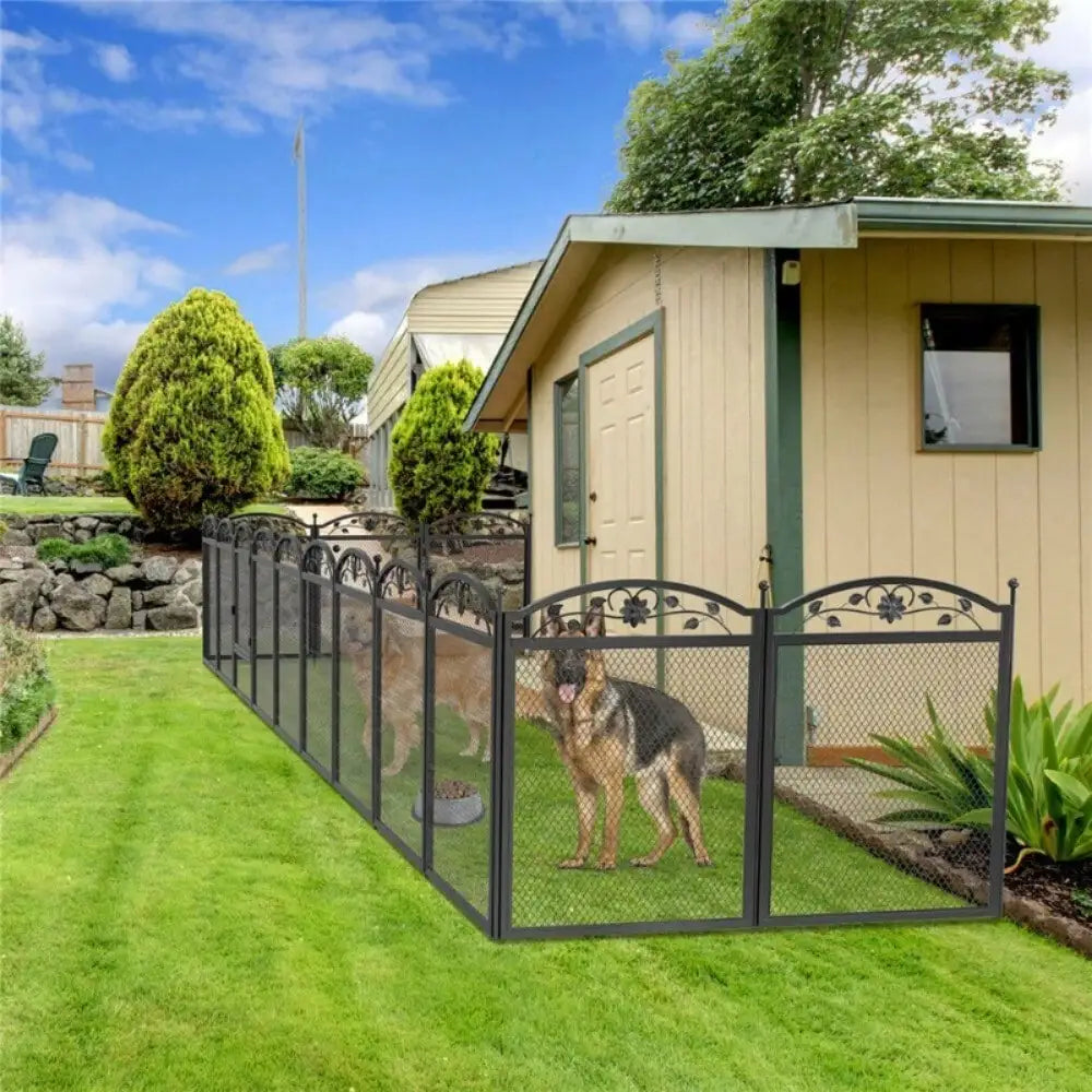 Heavy Duty Dog Playpen Indoor Outdoor Pet Fence Exercise Cage