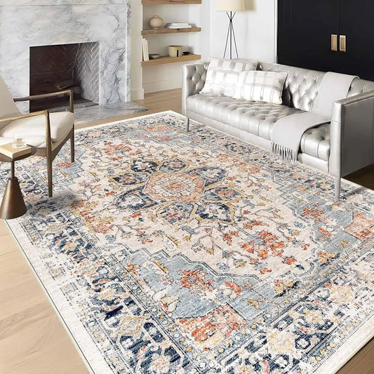 DIXSG Area Soft Boho Rugs Non Slip Washable