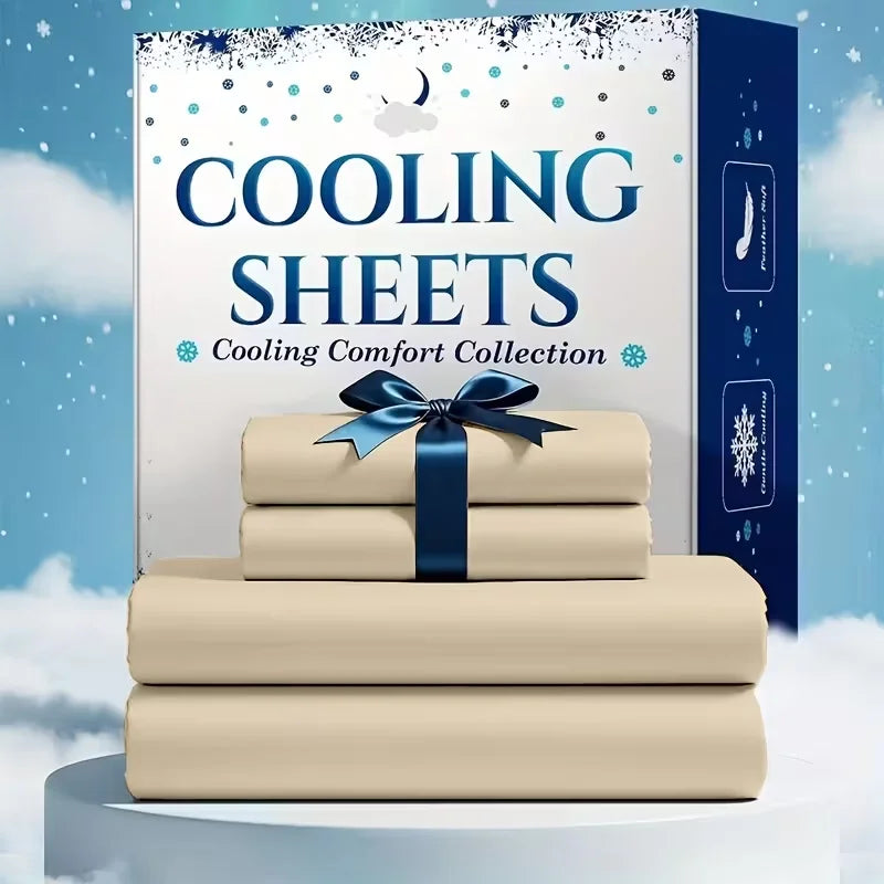 Bamboo Cooling Sheet Set For Children, Breathable And Comfortable