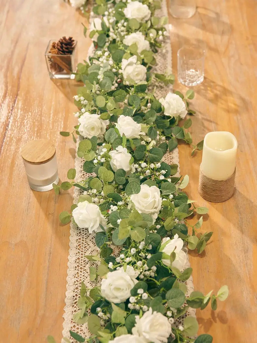 Artificial Flower Vine Garland for Party Decor Valentine Day
