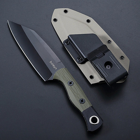 7RC13 High Carbon Stainless Steel Dual-Use Knife G10 Handle