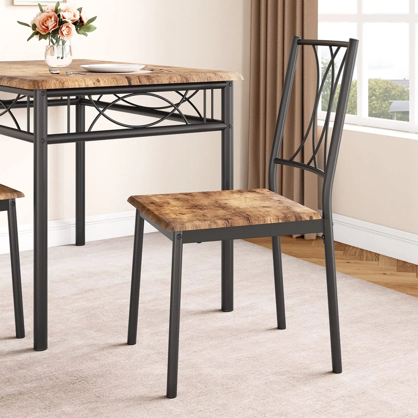 Studyset Kitchen Table And Chairs Dining Set For Four