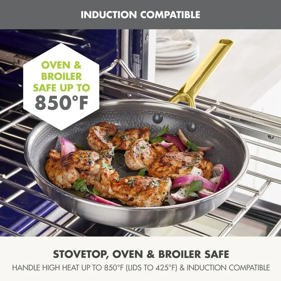 APEX Hybrid Nonstick Stainless Steel Cookware Set PFASFree Ceramic