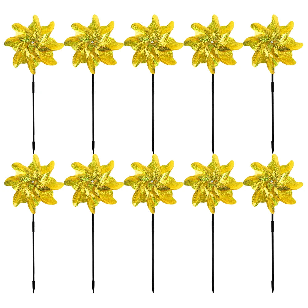 Alloet Bird Repeller Windmill Spinner Outdoor Garden Lawn Decor