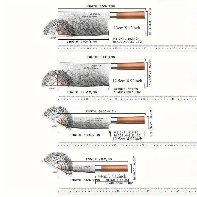 Feature Japanese Kitchen Knife Set Multi-Function Chef's Knife