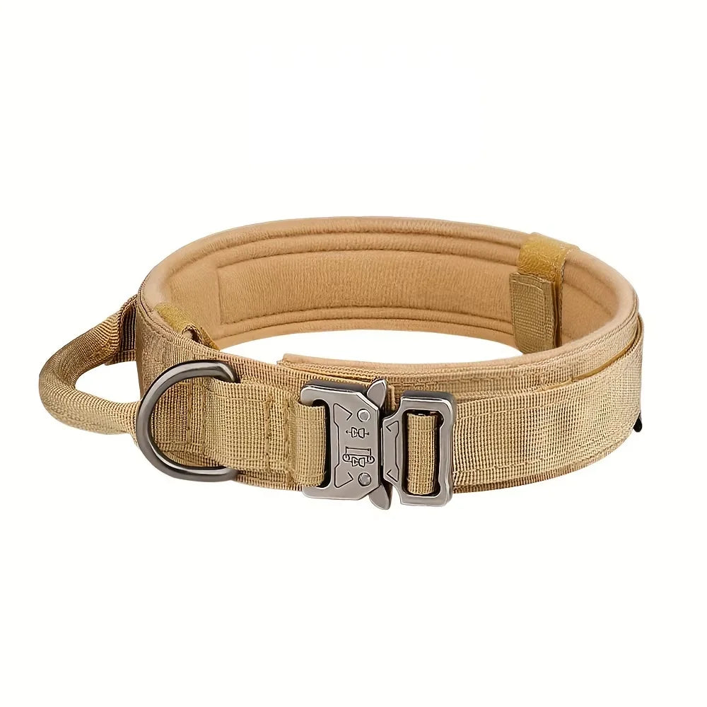 Dog Training Collar And Leash Set, Adjustable Tactical Collar