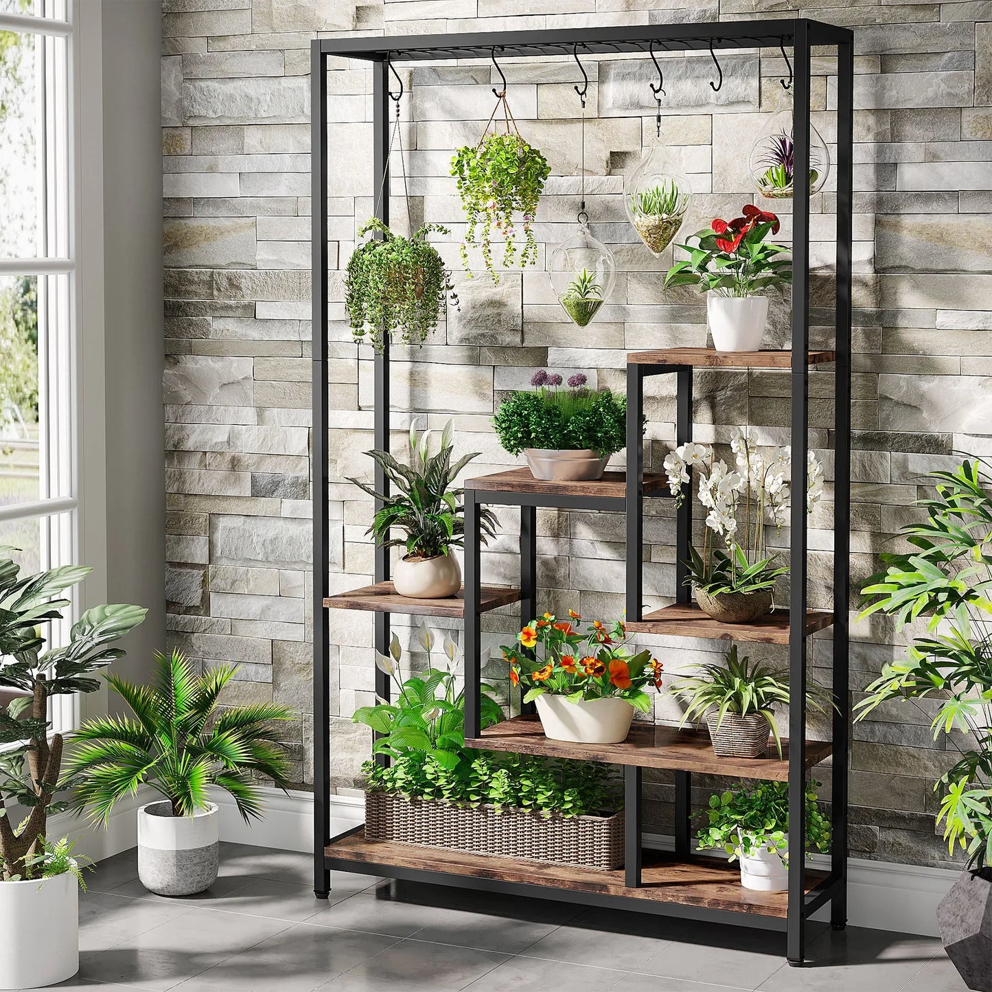 Tribesigns Five Tier Indoor Outdoor Garden Plant Stand
