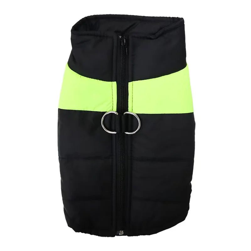 Waterproof Warm Dog Coat Padded Zipper Jacket Outfit