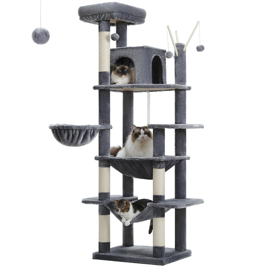 PAWZ Road Tall Cat Tree Large Multi Level Cat Condo