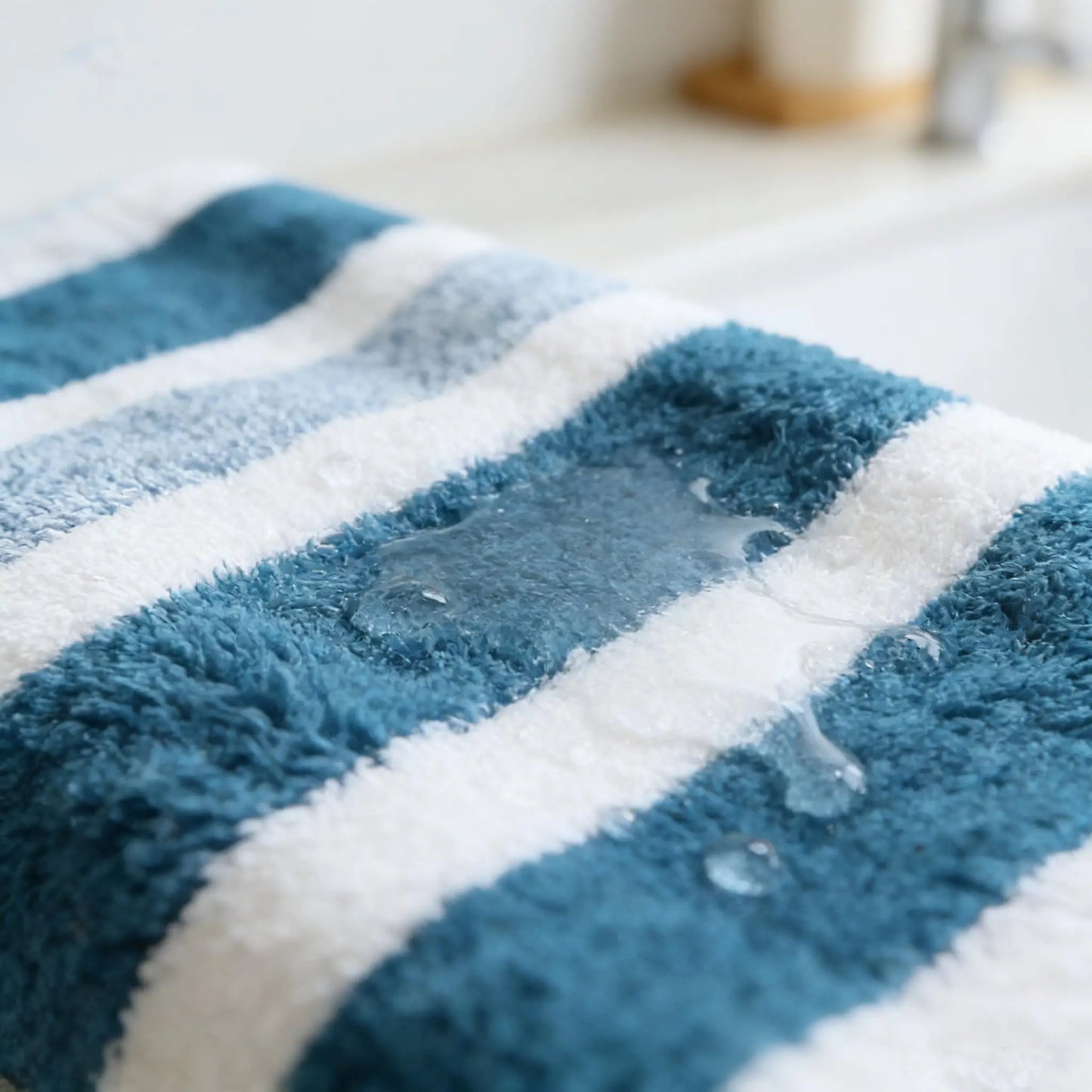 Luxury Bath Towel Set Quick Dry Highly Absorbent Plush Polyester