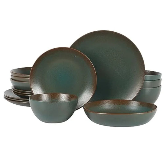 Yao Hui Huang Dinnerware Set For Four Stoneware Reactive Glaze