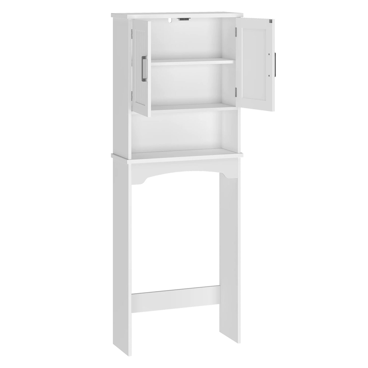 HiMISS Over The Toilet Storage Cabinet With Anti Tip Device