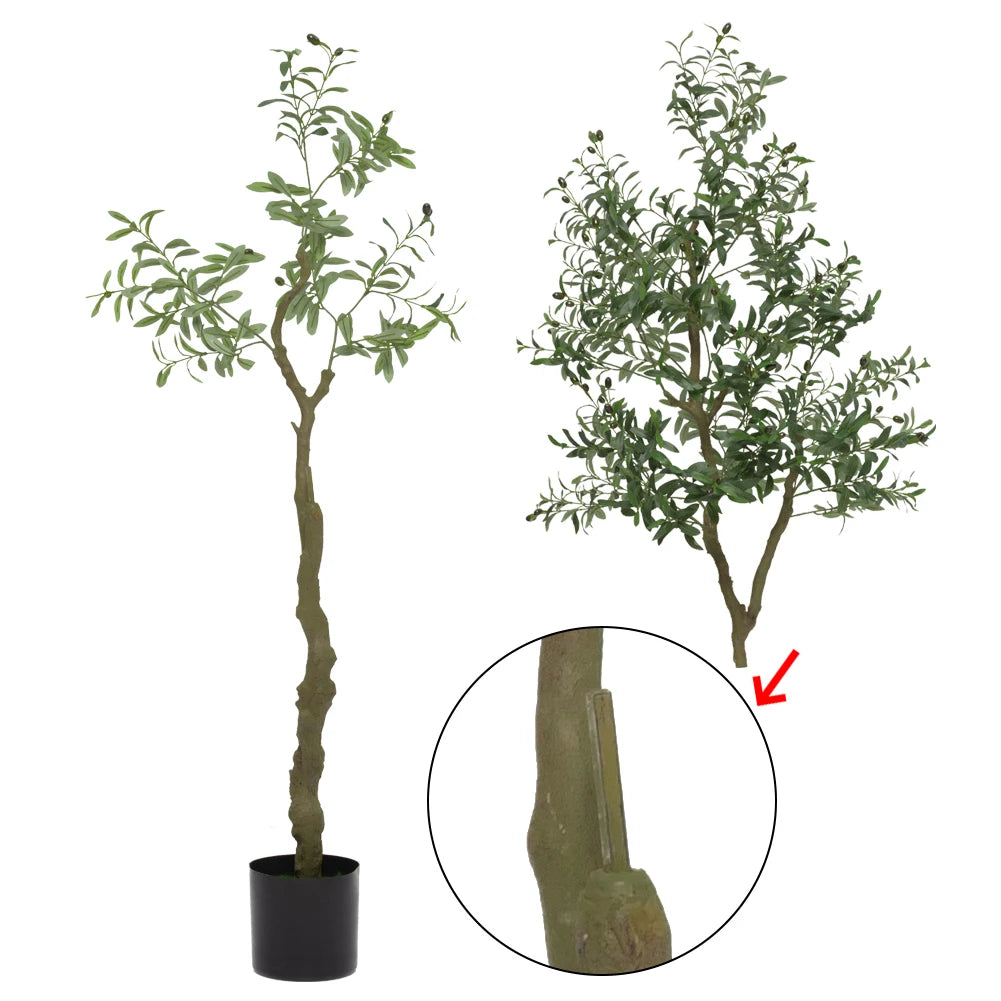 HiMISSCN Realistic Olive Tree For Home Office Decor